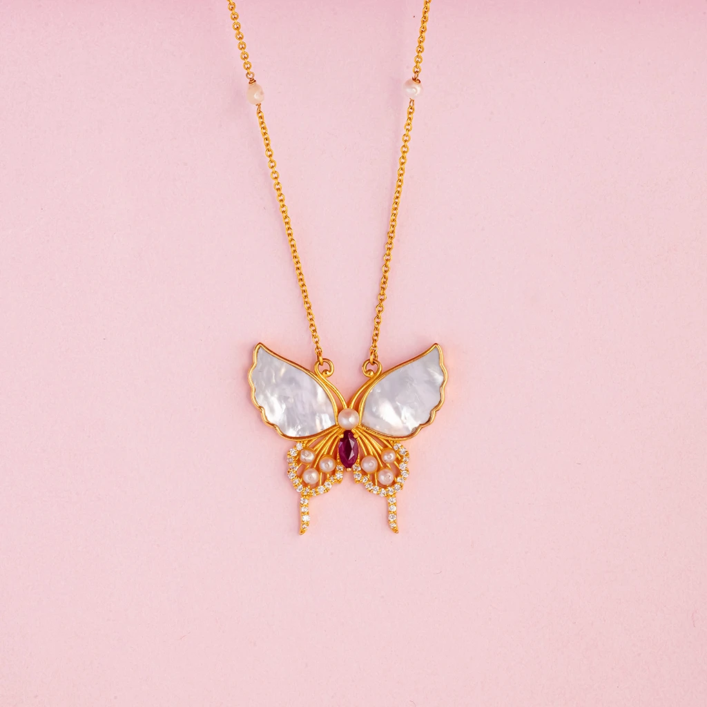 LJ051: Butterfly Necklace