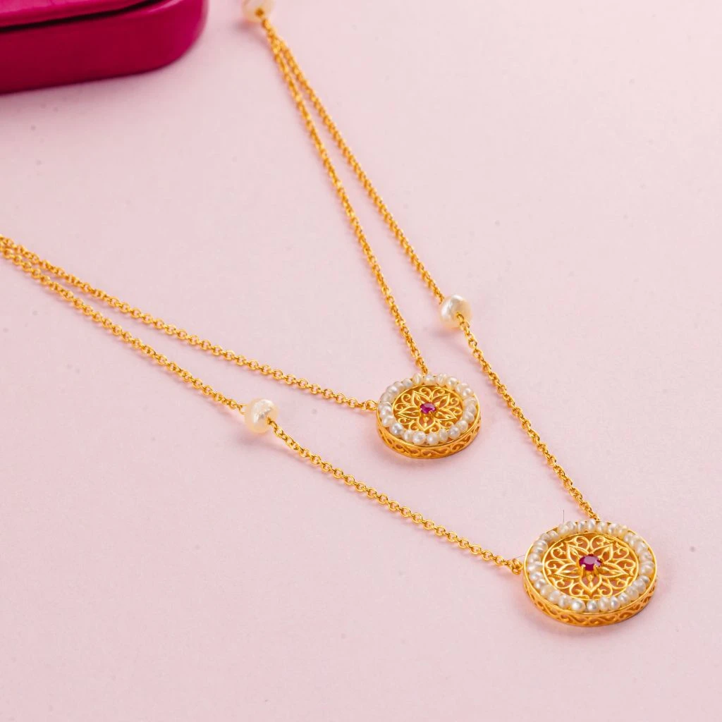 LJ066: FUL Double Chain Necklace