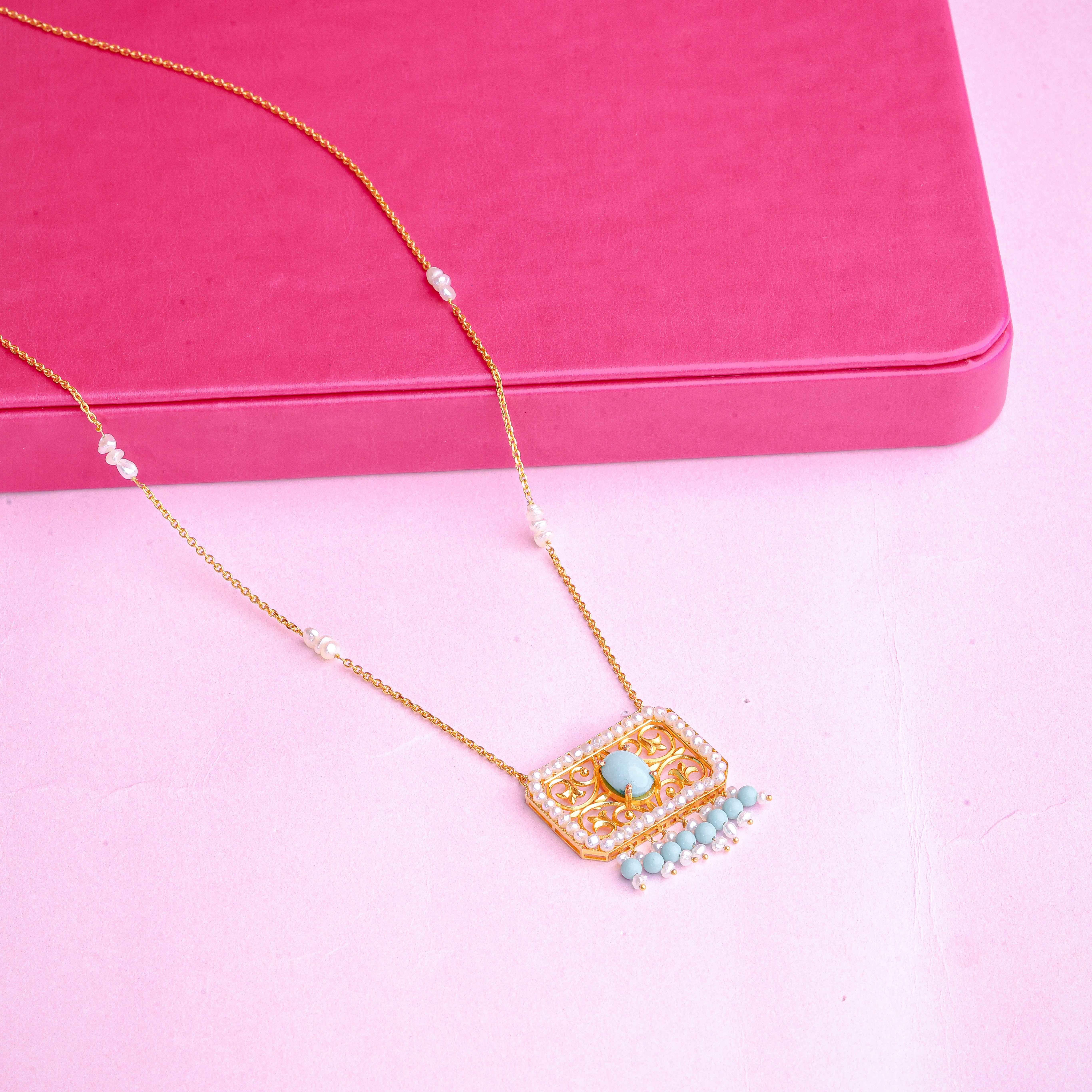 LJ167:Necklace Oval Fairoz